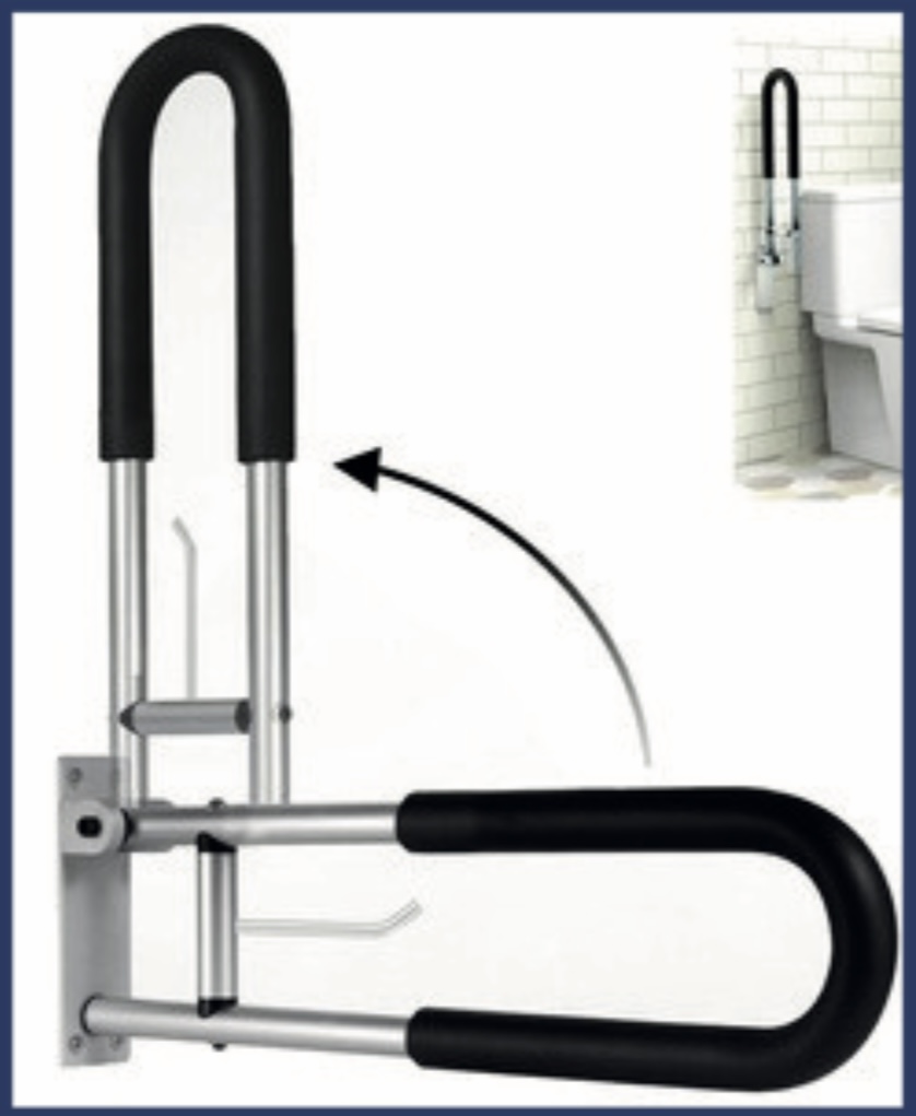 Stainless Steel Grab Bar — Scanda Enterprises, medical supplies Moosapet Hyderabad